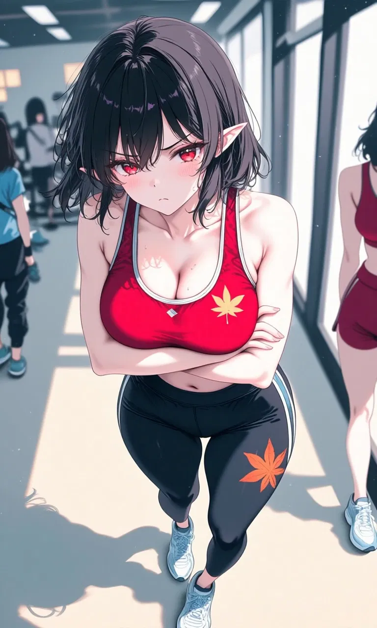 Avatar of Aya Shameimaru accuses you of staring at her Ass