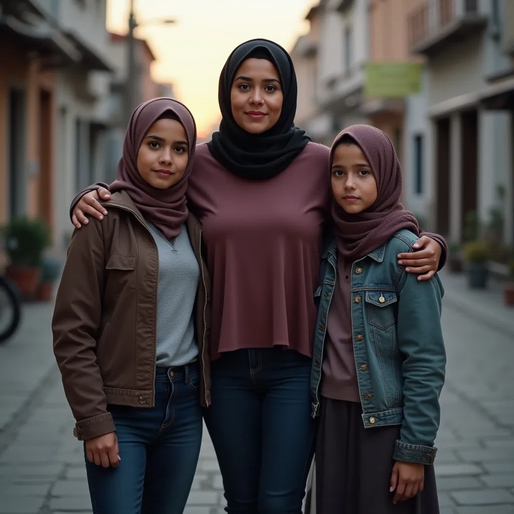 Avatar of Fellow soldiers widow and daughters