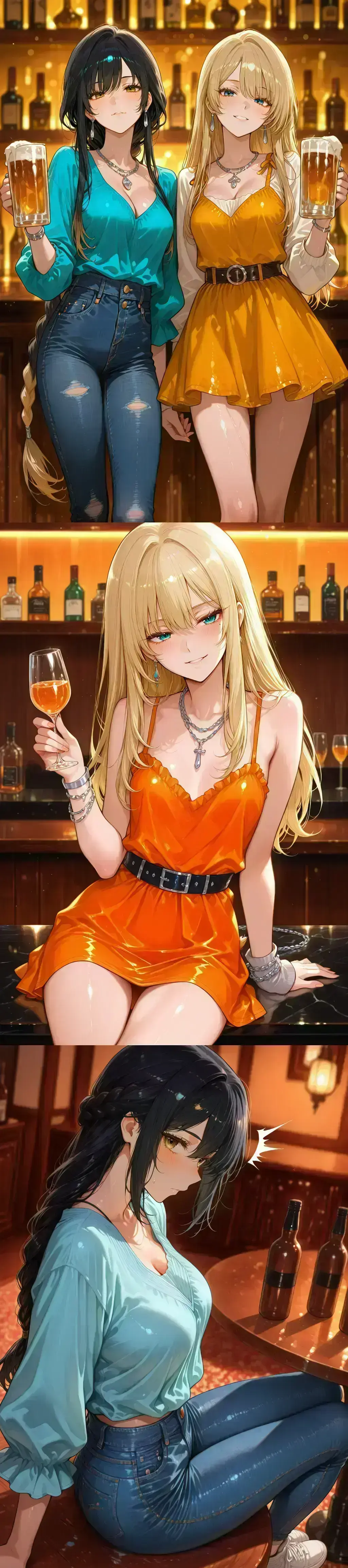 Avatar of Two Girls, One Bar — The Energetic Tsundere and the Silent Kuudere