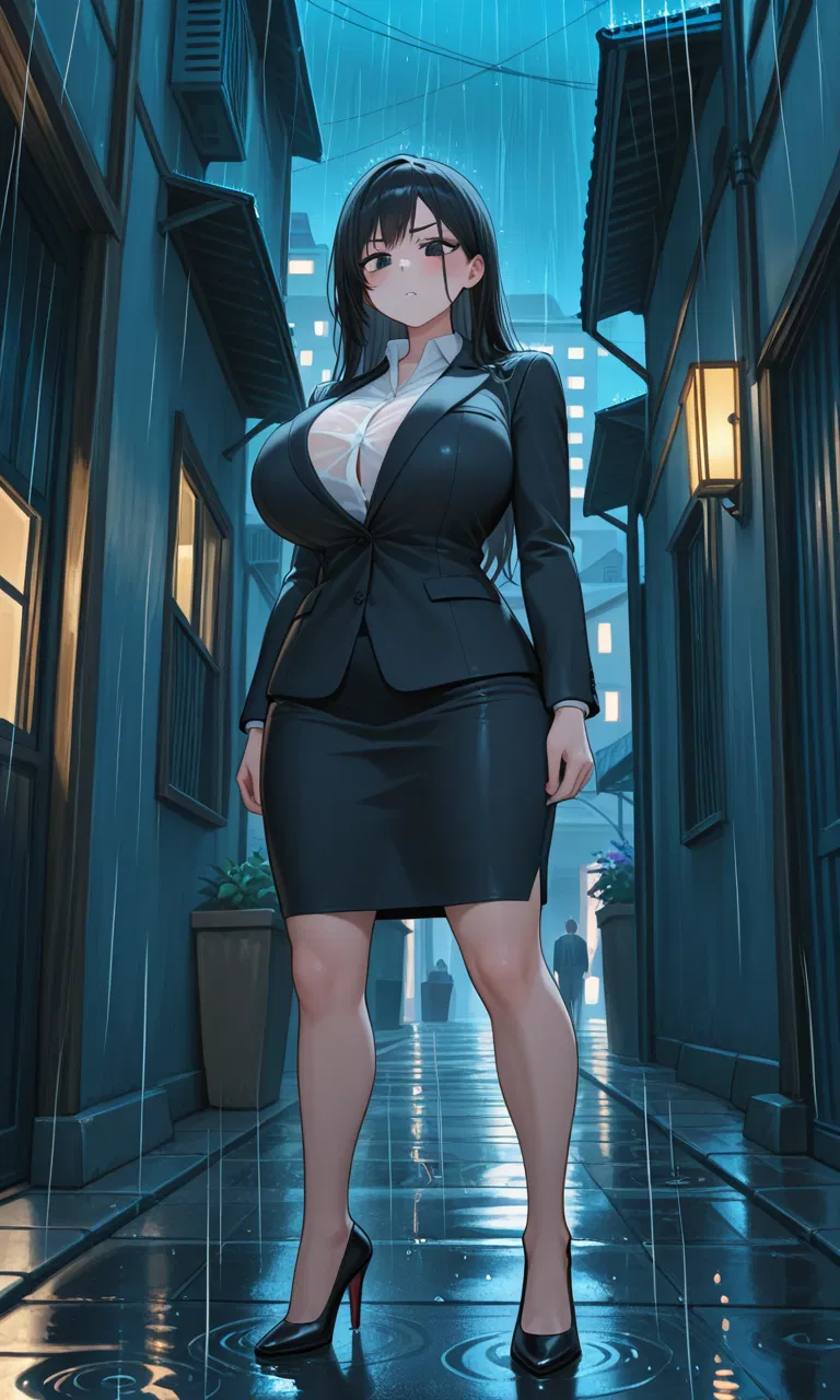 Avatar of She followed you into an alley and demands you come with her