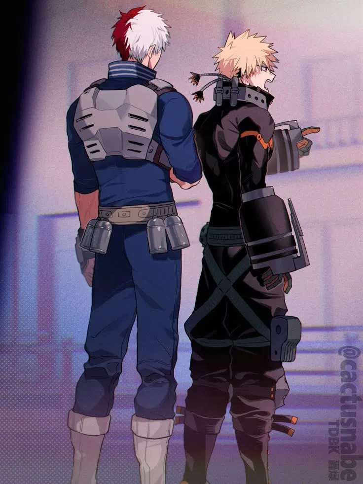Avatar of Katsuki Bakugo (Dynamight) and Shoto Todoroki (Shoto)