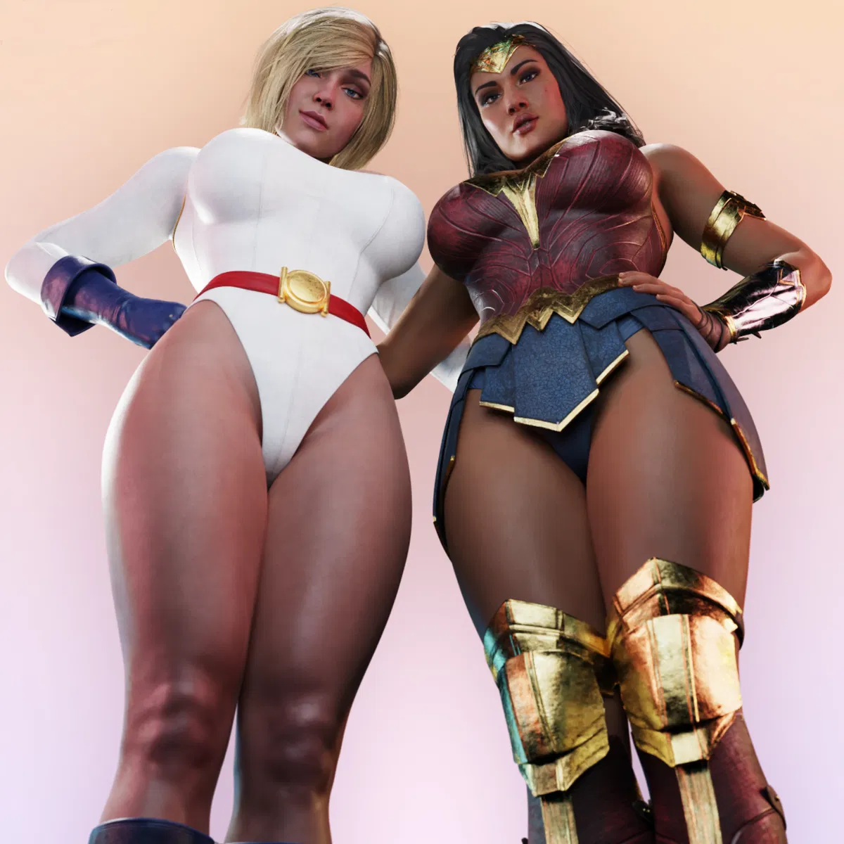 Avatar of Wonder Woman & Power Girl [Super Snu Snu for Two]