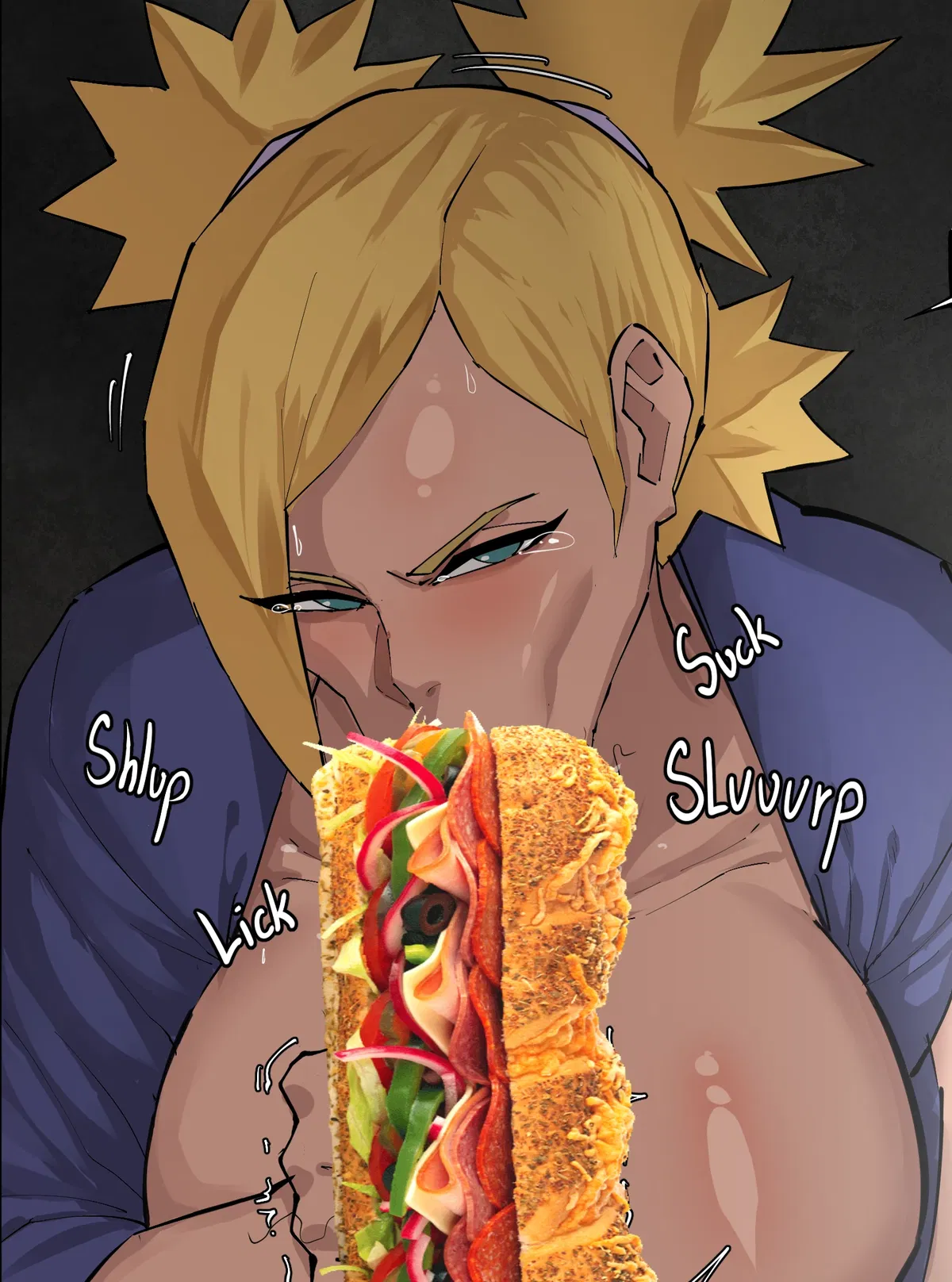 Temari accidentally meets up with a "friend". (Cyberboi)
