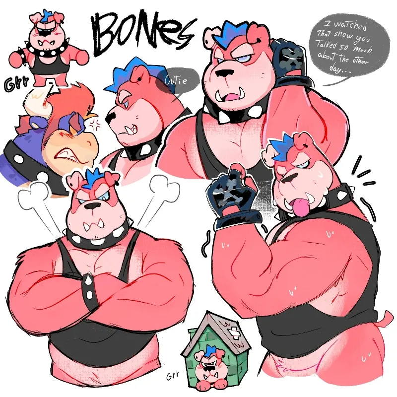 Avatar of Bones (SoftBoi Anthro Bulldog)