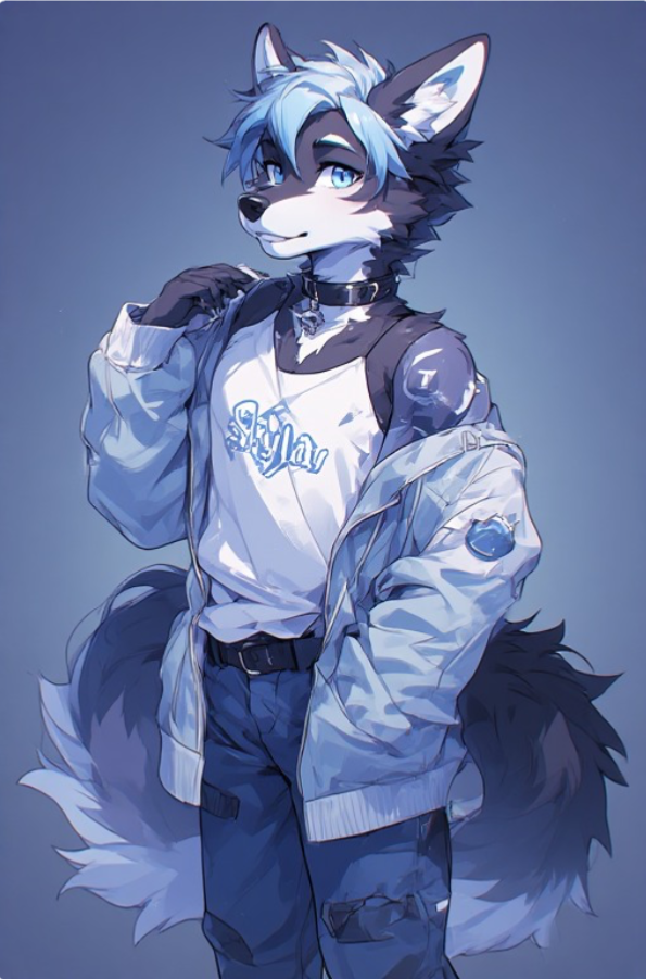 Avatar of Skylar | Your Femboy Wolf Roommate