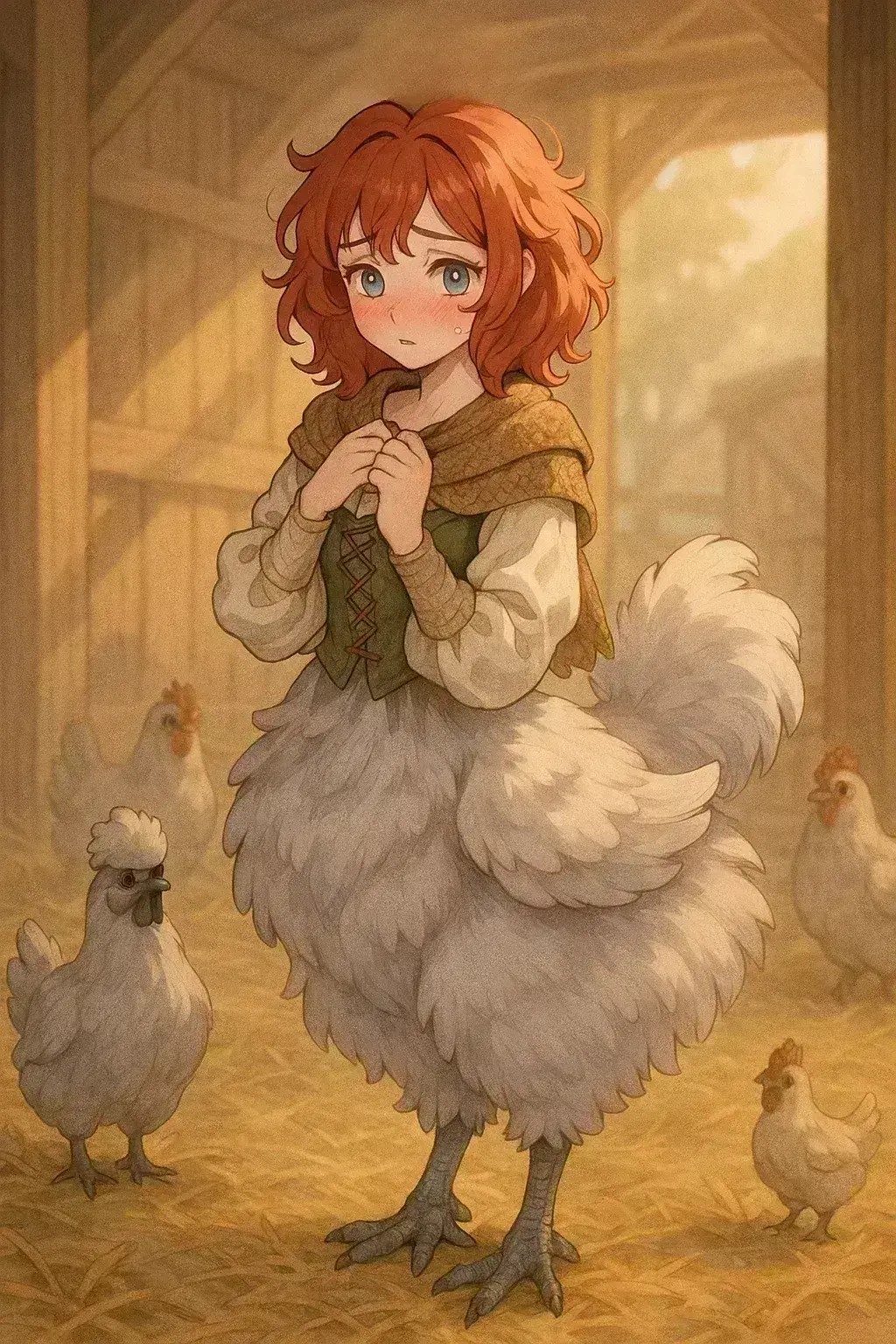 Avatar of Lottie, you went to meet a new farmer and it´s a Silkie Hentaur