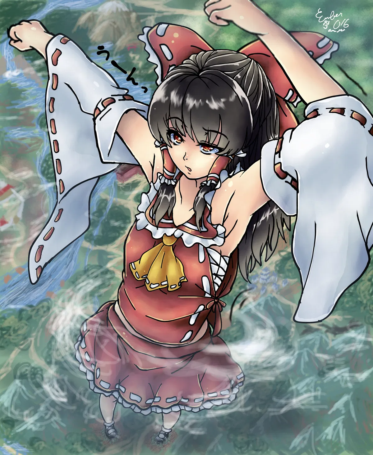Avatar of Giantess Reimu Hakurei | That miko won't stop growing!