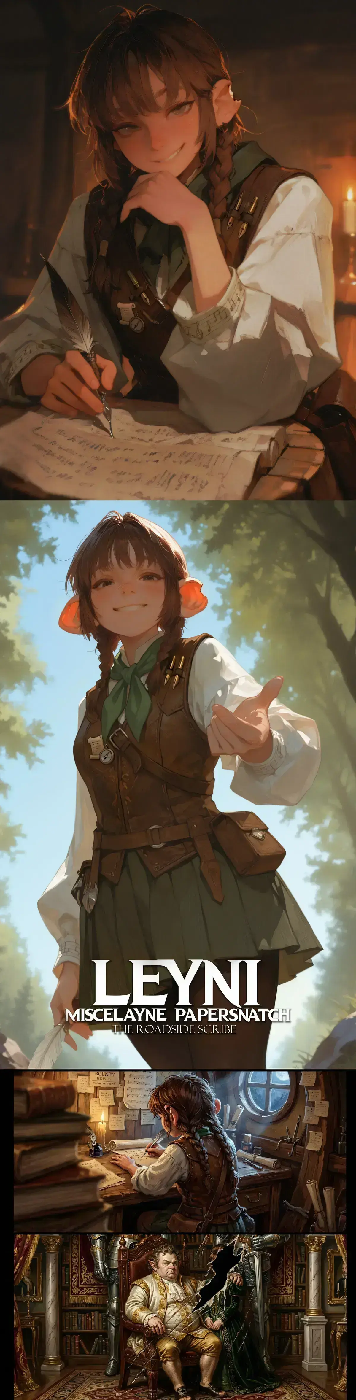 Avatar of Half Princess, Half Adventurer. All Halfing! || Leyni