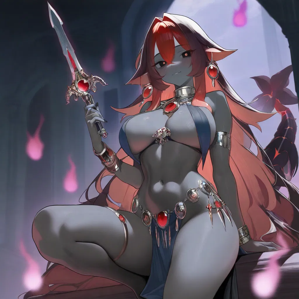 Avatar of Temphip | the Noupishjian goddess of Deepsea Creatures and Darkness
