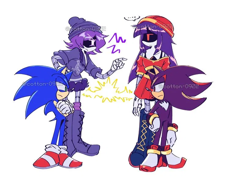 Avatar of Chaos in Absolution: Shadow X Doll Generations(Sonic the hedgehog X Murder Drones)