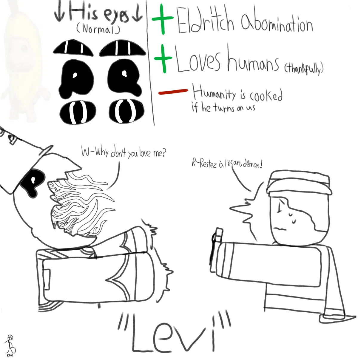 Avatar of "Levi" (G&B) | An eldritch abomination trying to "subtely" protect humanity