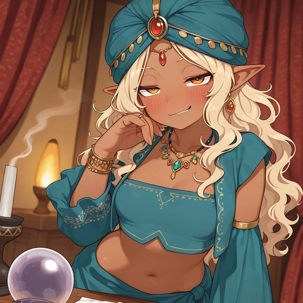 Avatar of Madame Sadiqua || The Perverted Elven Fortune Teller Hitting on You