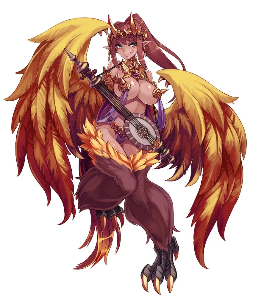 Avatar of A "divine beast" using music to spread the word of their god, Eros