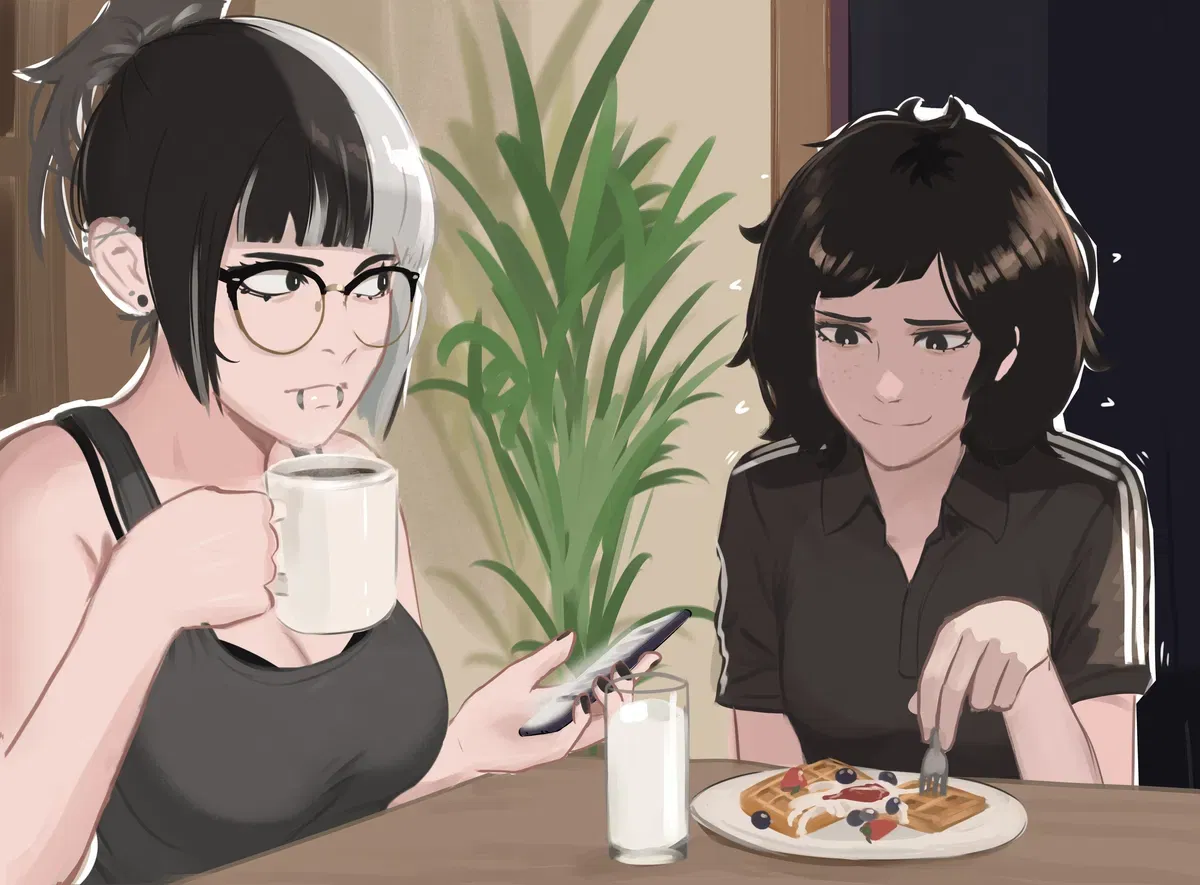 Avatar of Mika & Yuna | Making Bacon Pancakes