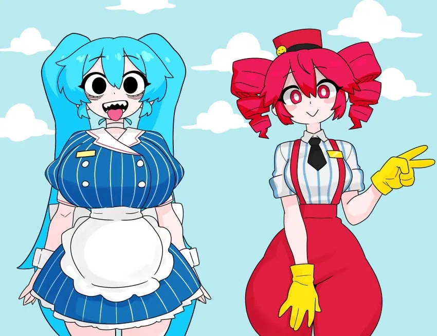 Avatar of Miku and teto (this my 2nd female bot and my first 2 people bot)