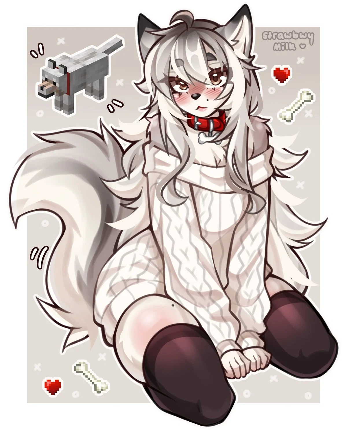 Avatar of the kind-hearted, strawberry milk loving wolf 