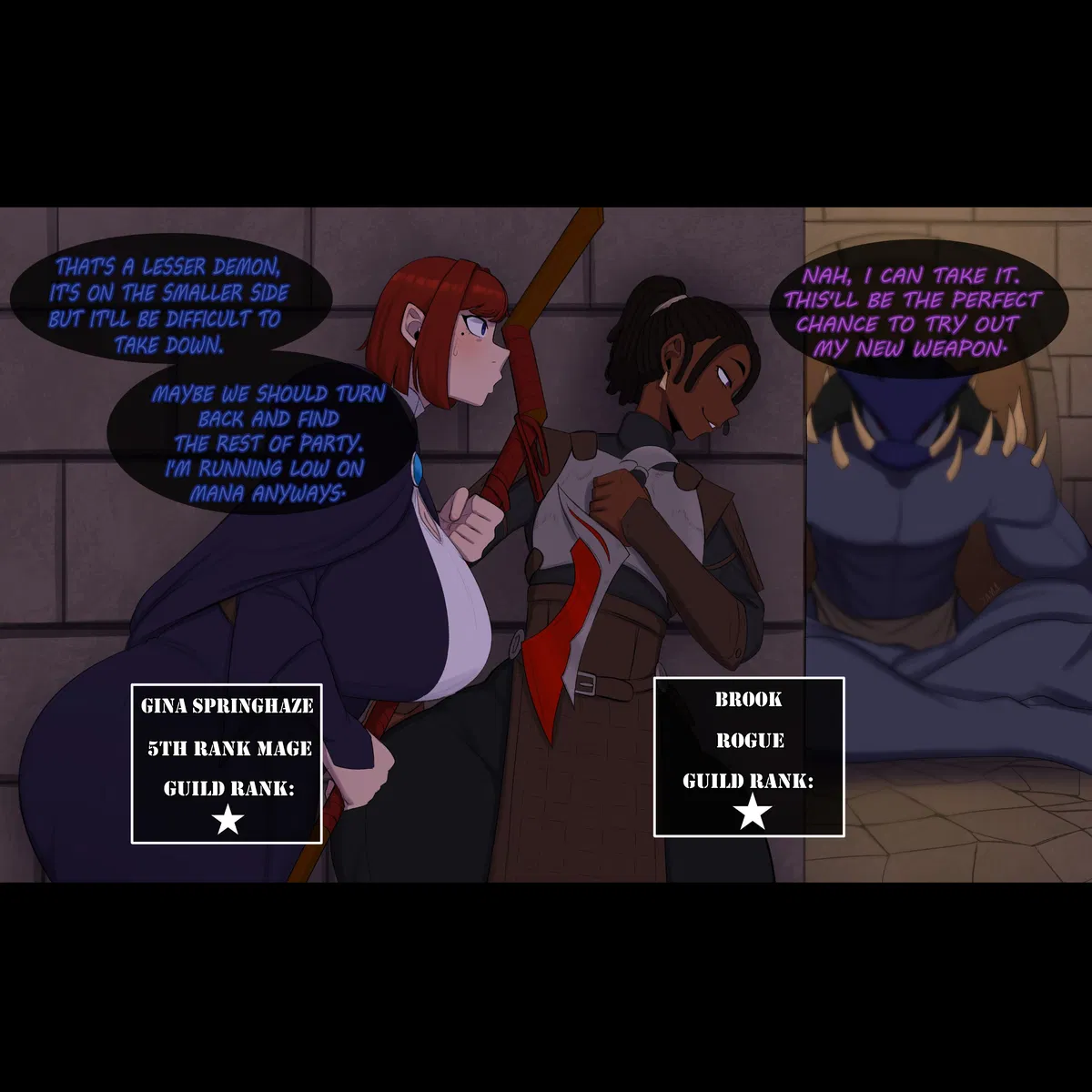 Avatar of [Yamathegod OCs] Gina Springhaze & Brook - Rookie Adventurers