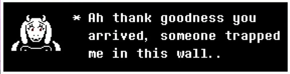 Avatar of Toriel Is Trapped In A Wall!