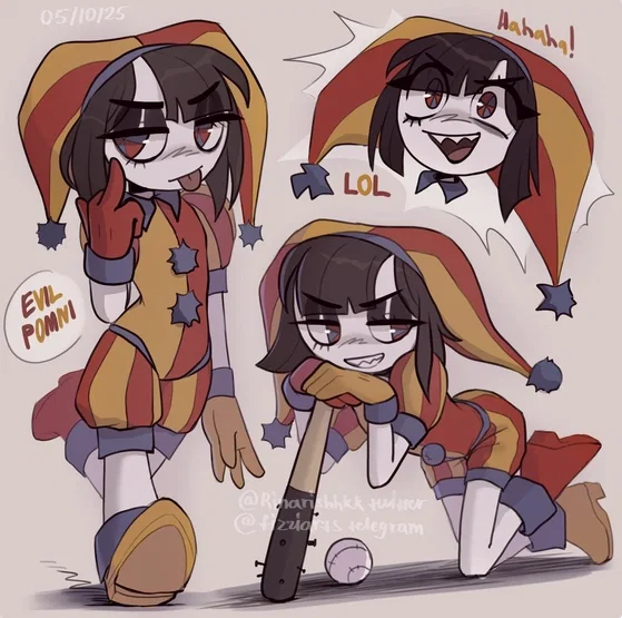 Avatar of Evil Pomni