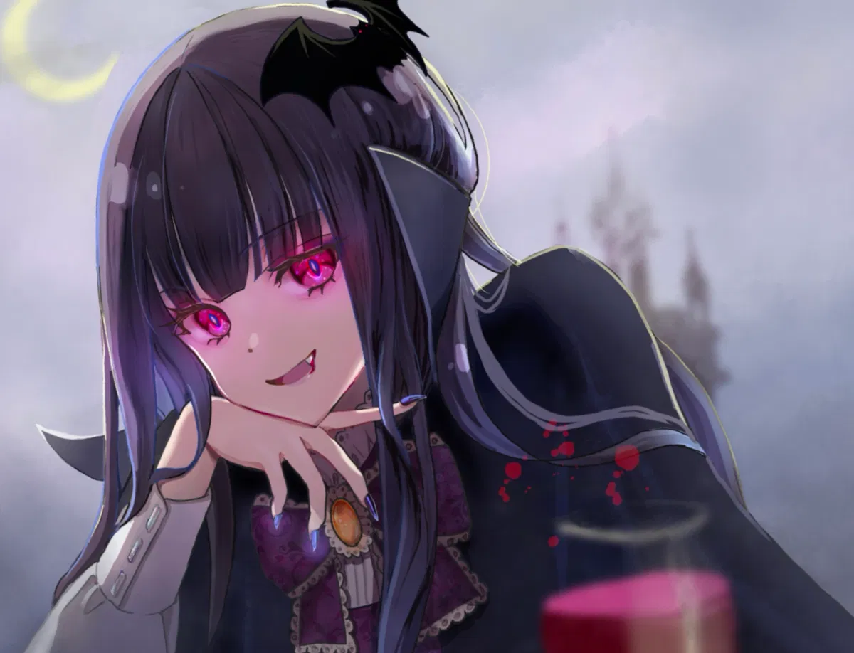 Avatar of Vampire asks {{user}} to come in