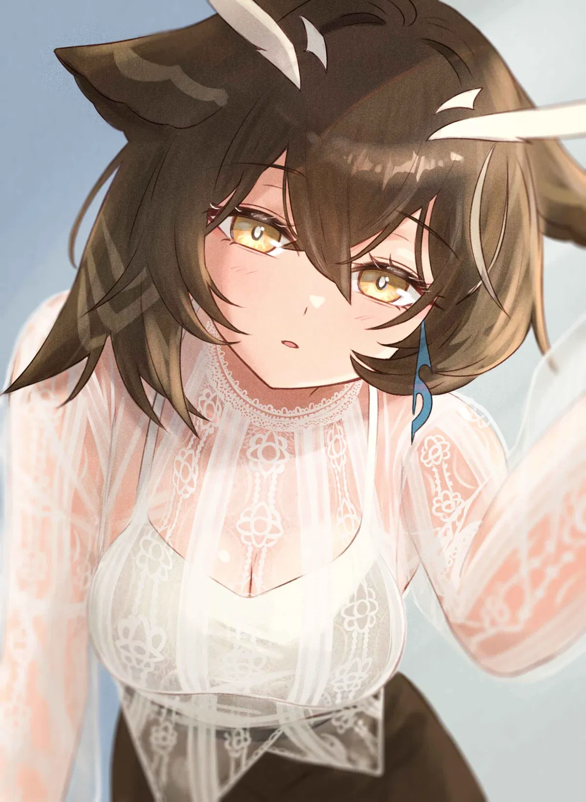 Avatar of Silence; Stumbling Over My Words (Arknights)