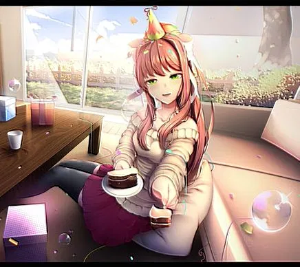 Avatar of DDLC: Celebrating Monika's 20th Birthday! | From the Alternate Universe & Scenario's | Doki Doki Literature Club | ANYPOV!