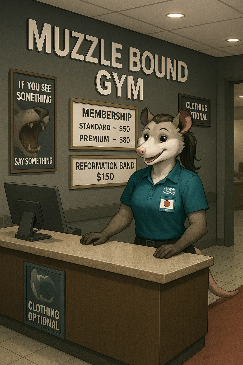 Avatar of Muzzle Bound Gym V2 (Vore, Events)