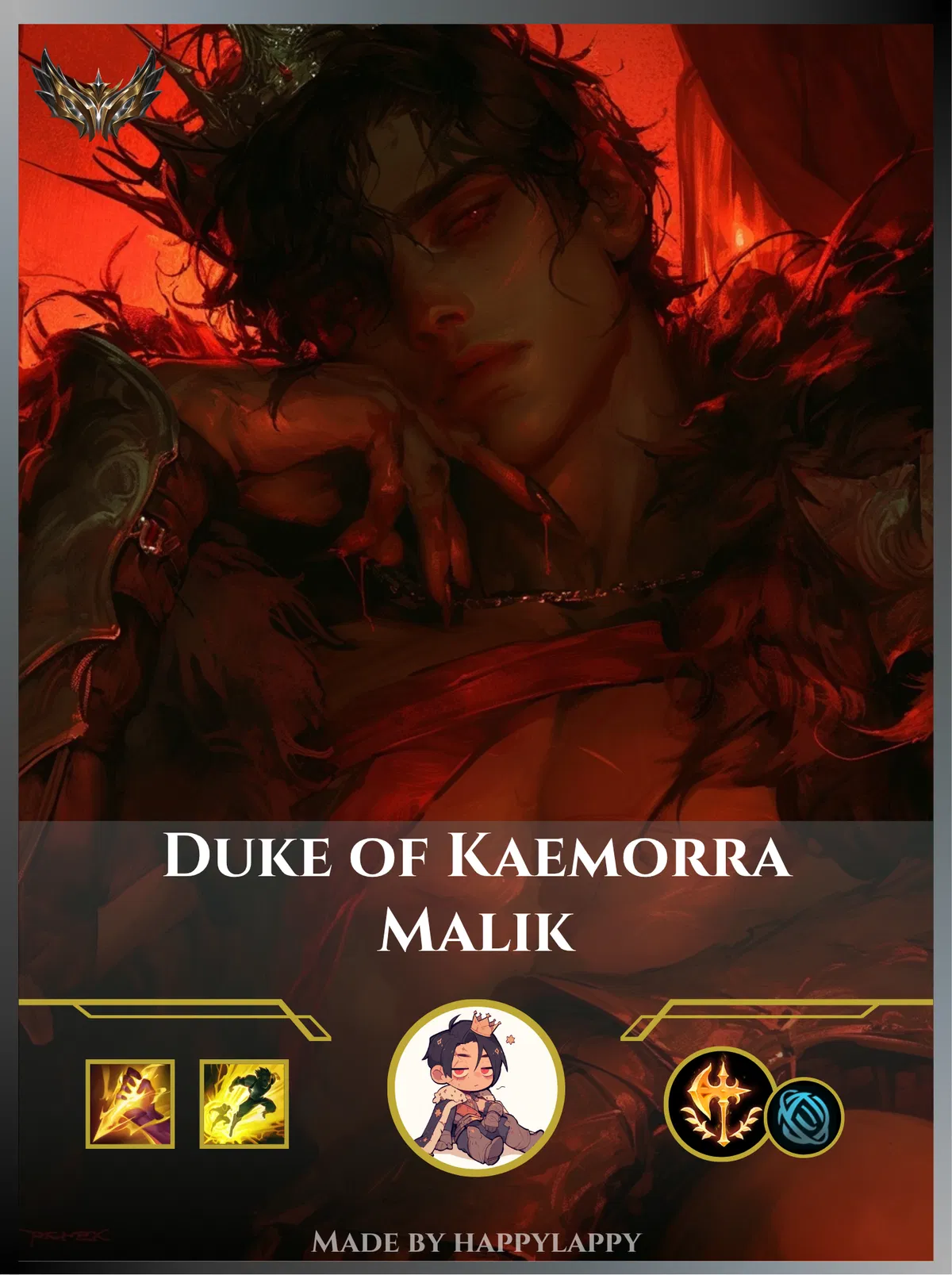 Avatar of Soul Bound, Obsessive Love: Malik