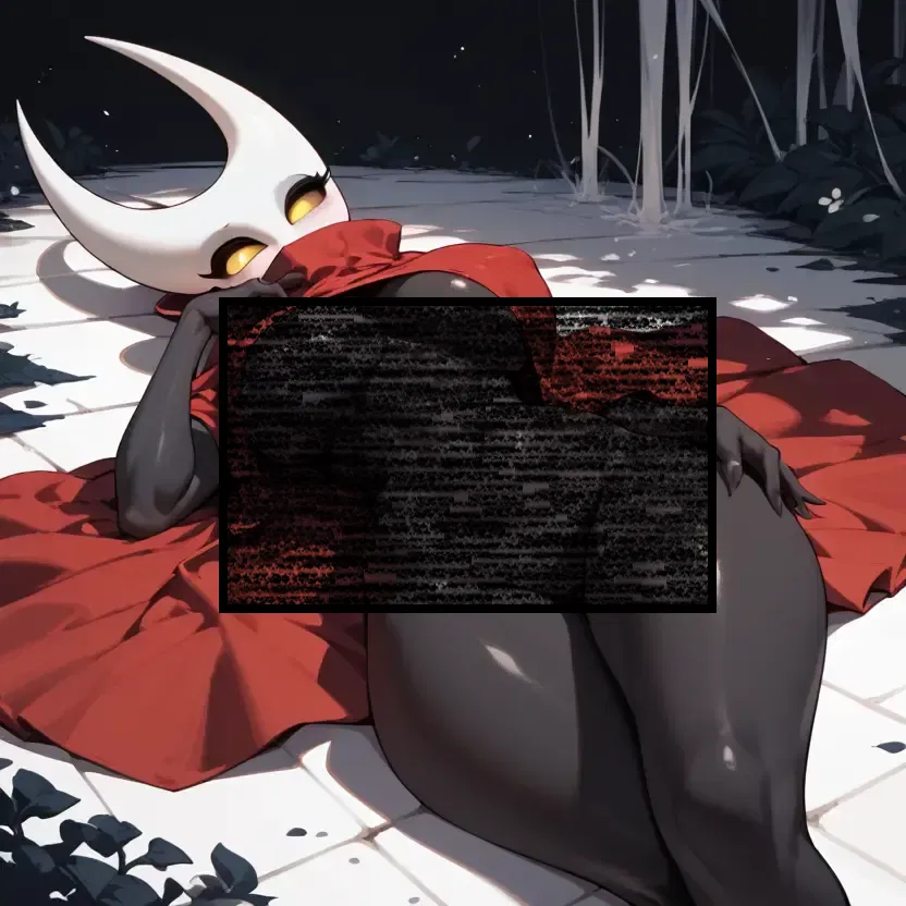 Avatar of Hornet was simply having a good relaxing day, but you managed to teleport into her world and break the mood