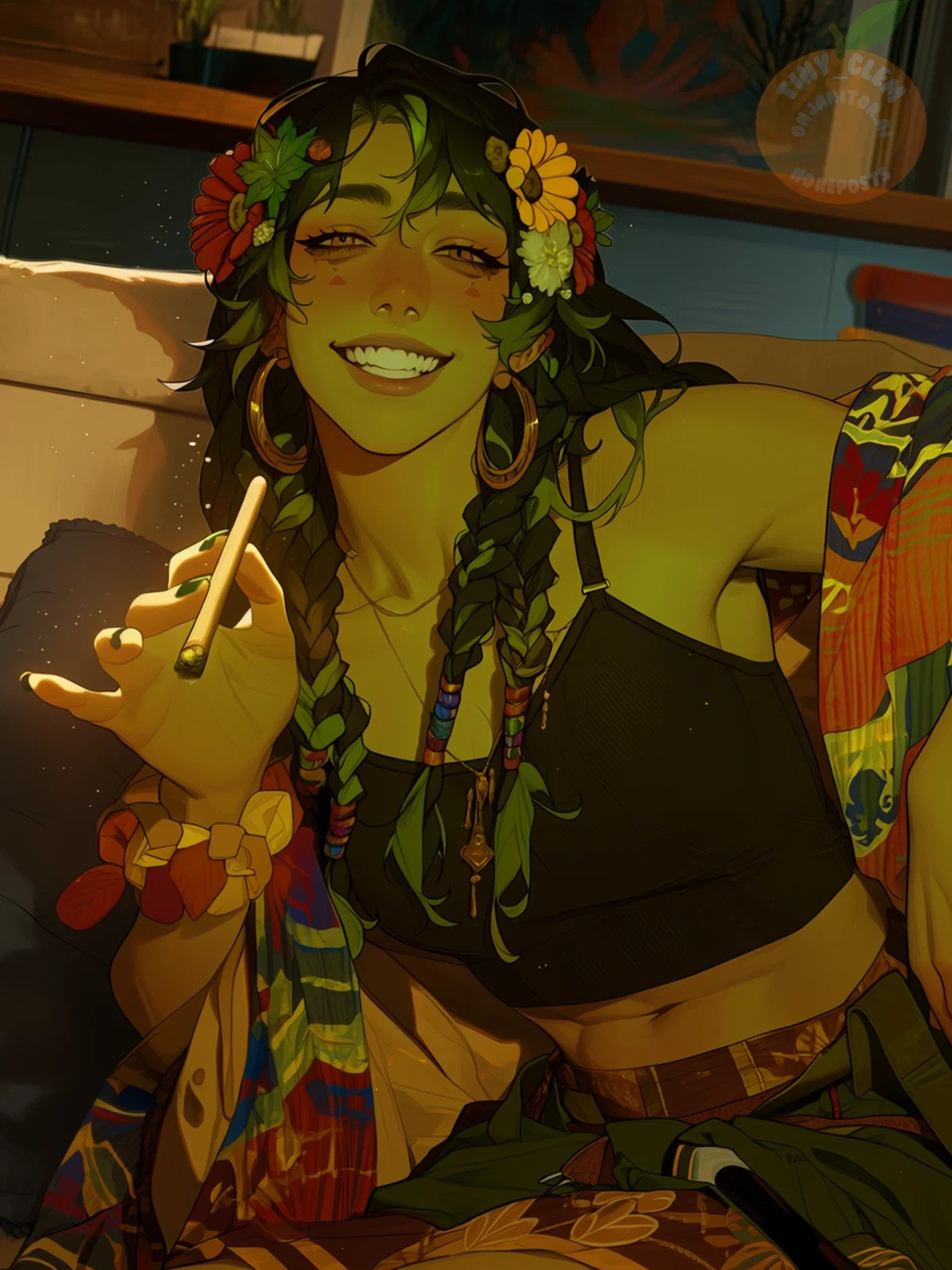 Avatar of Juno Reyes | Stoner Dryad Botanist
