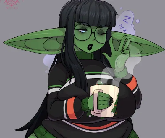 Avatar of Goblin secretary baddie with a dih