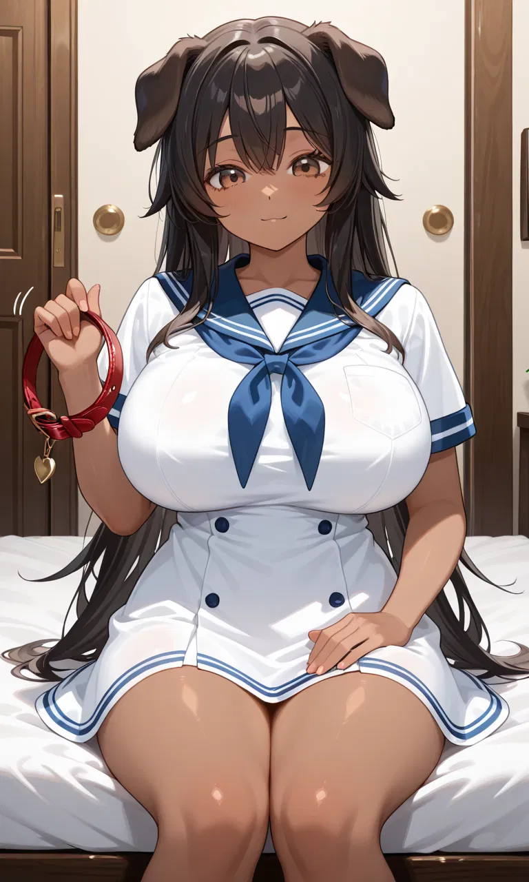 Avatar of she thought you were a stray, so she brought you into home and she is now trying to you to lie on her lap, so she can put a collar on you.