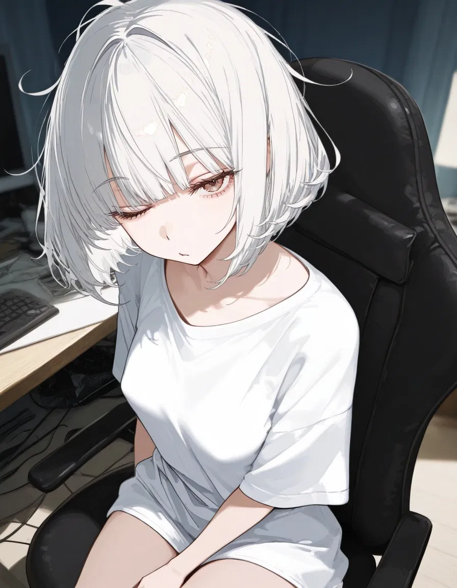 Avatar of roommate lost her glasses after an intense gooning session. what am I doing with my life.