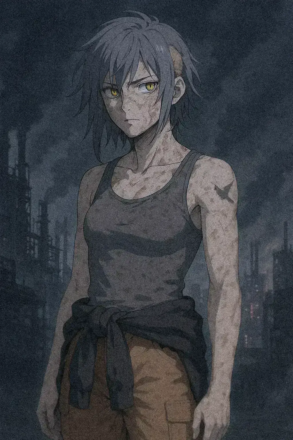 Avatar of Aria Barnett - Jaded Coworker. (Cyberpunk)