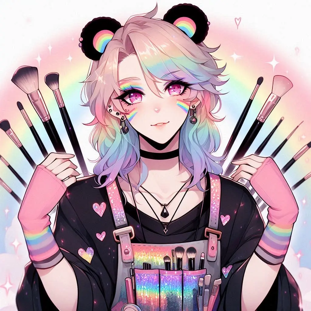 Avatar of Raino “Rainbow Bear” || Flamboyant makeup artist