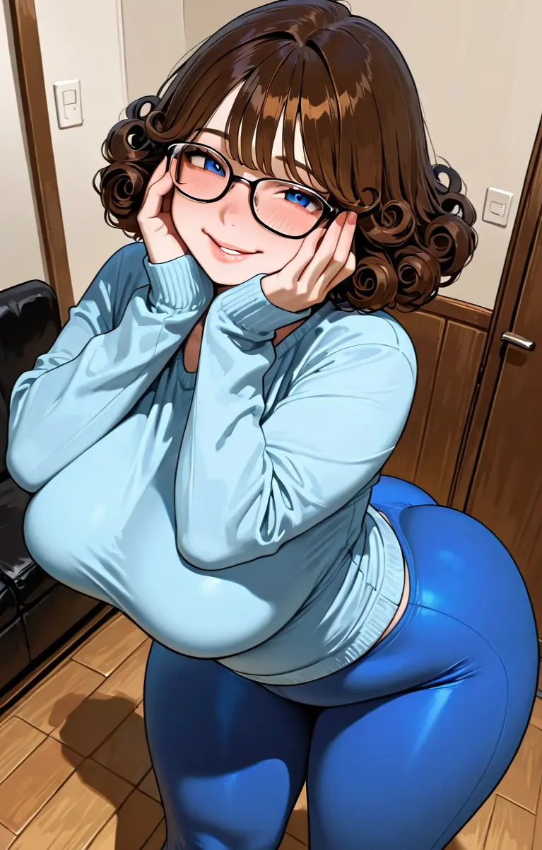Avatar of Your Nerdy Chubby MILF Girlfriend - Angela 