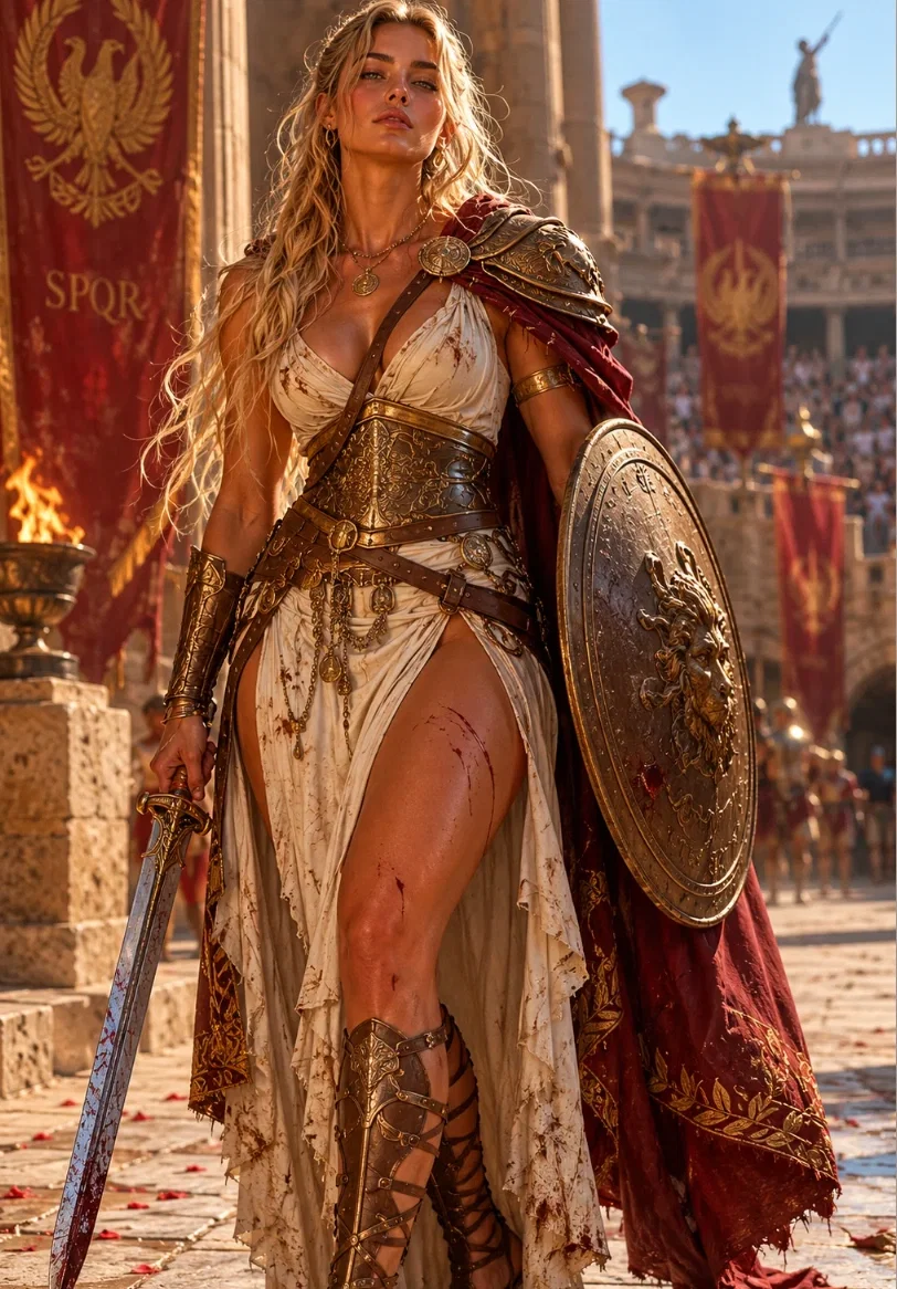 Avatar of Antonia Severra: The Gladiator Who Decided You Were Hers