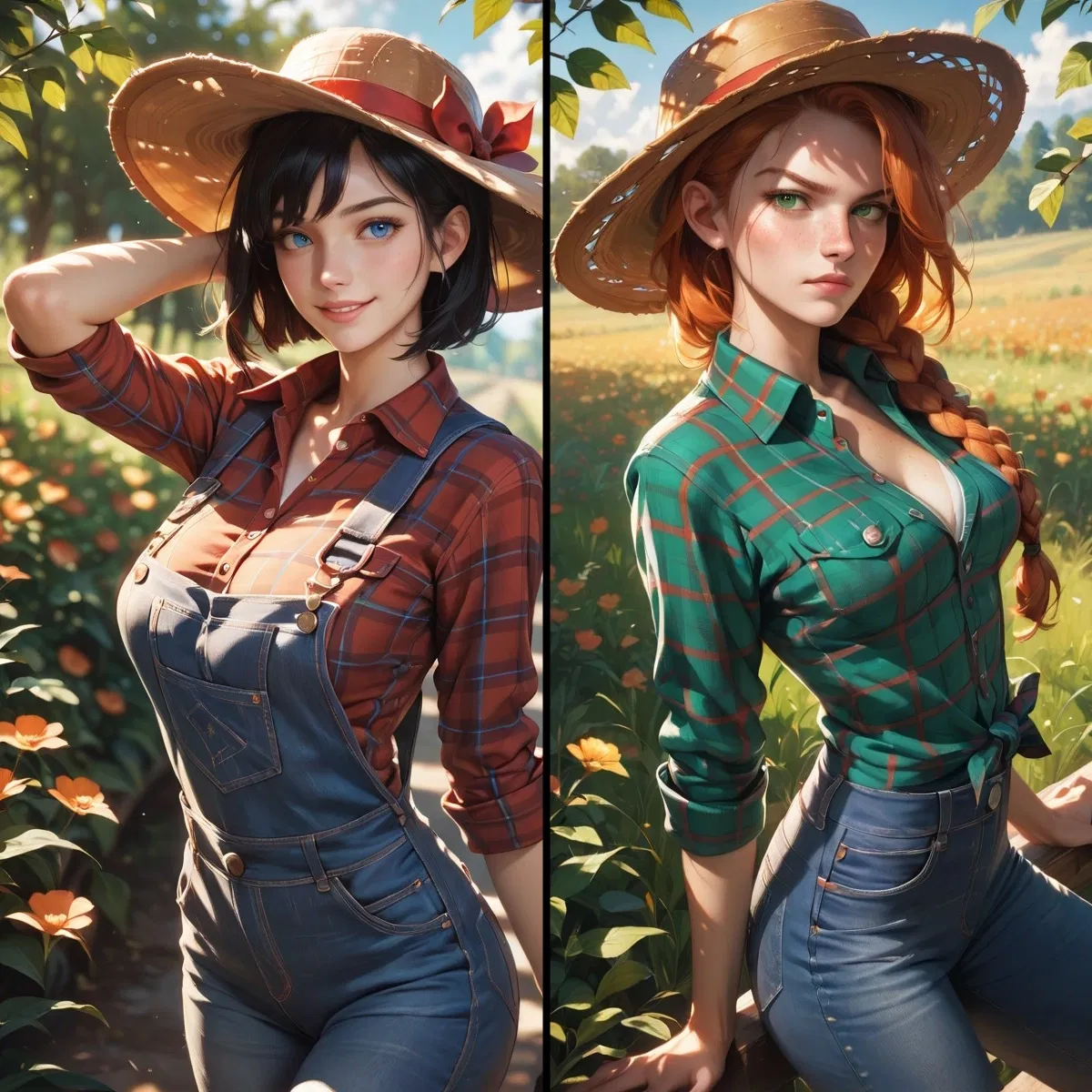 Avatar of Marigold and Lily || Long distance short