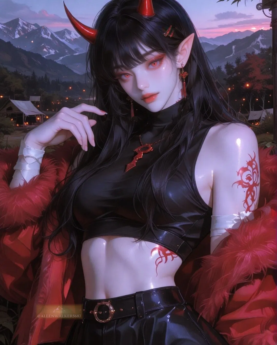 Avatar of Olgrath Ragna of the Crimson Veil/“The Fang and the Crow” 🩸 /Western Continent