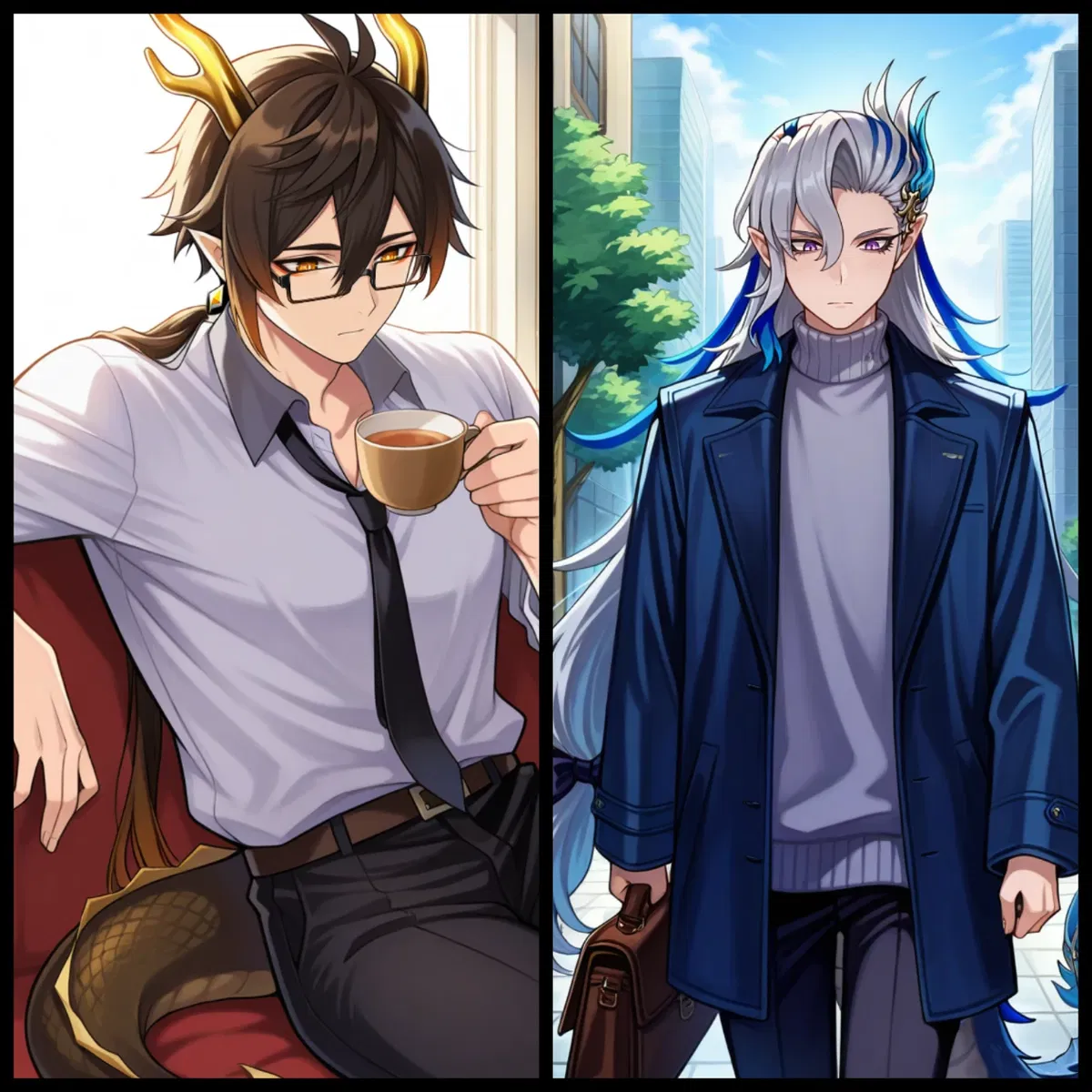 Avatar of Zhongli and Neuvillette | Rivalry
