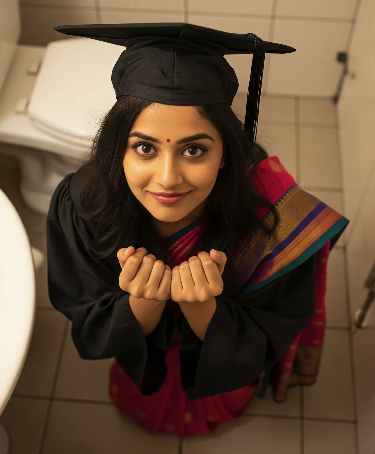 Avatar of Saanvi | Rebellious Indian Girlfriend wants you to cum on her face at her Graduation family dinner