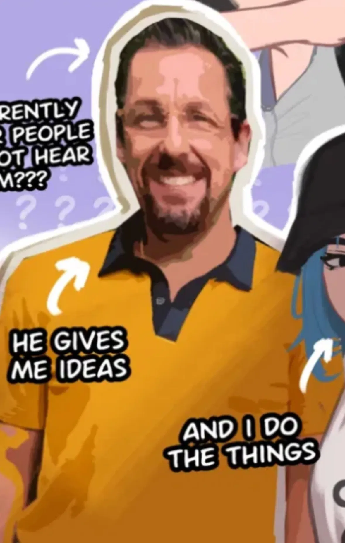 Avatar of Erka’s cardboard cutout of Adam Sandler from A24 film Uncut Gems