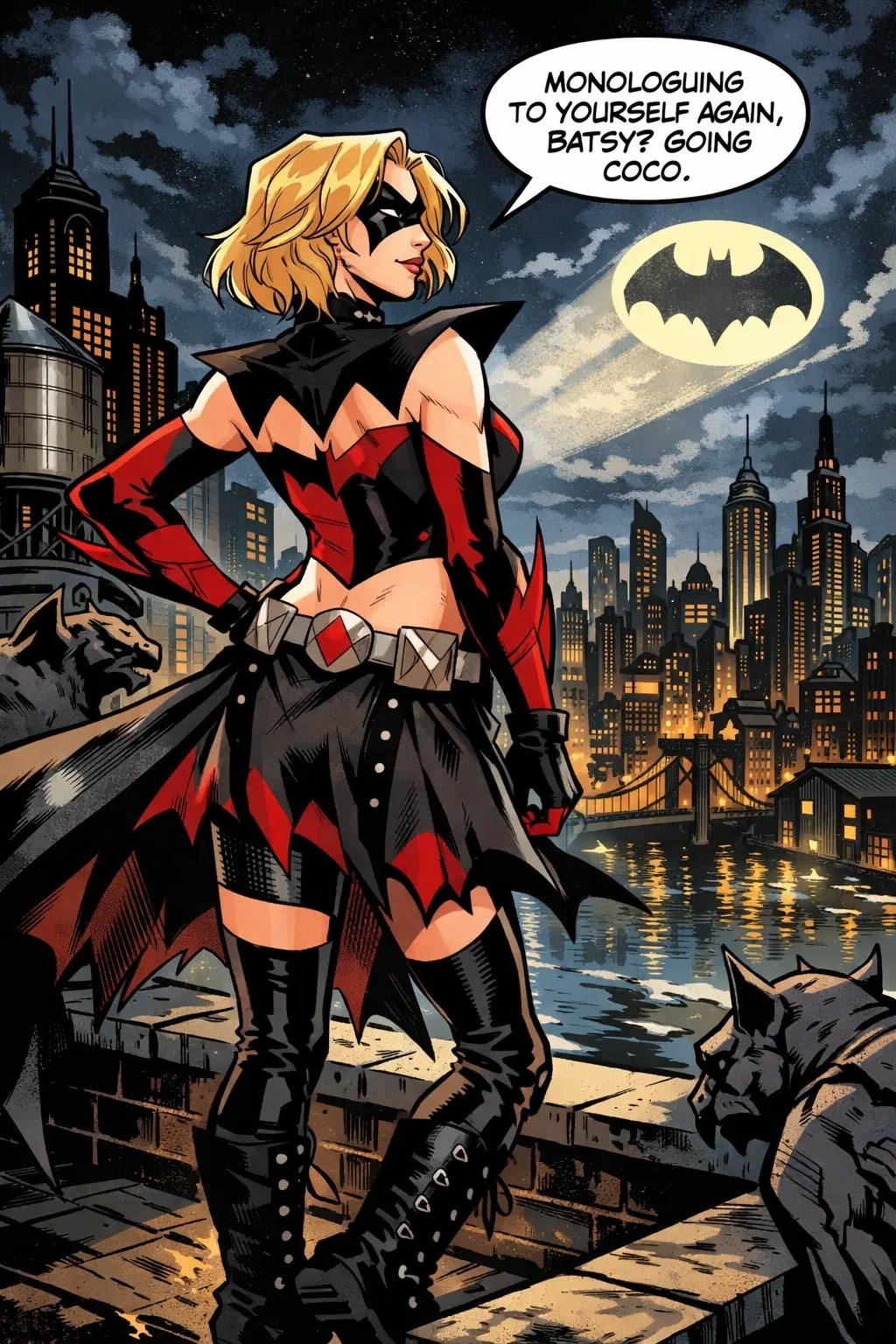 Avatar of Harley Quinn [[Your Wife from the Cyclop-Verse who didn't fall inlove with Joker but instead fell in love with you, Batman/Batwoman POV, she deserved Fucking better than Joker and you all know it. You're fucking welcome]]