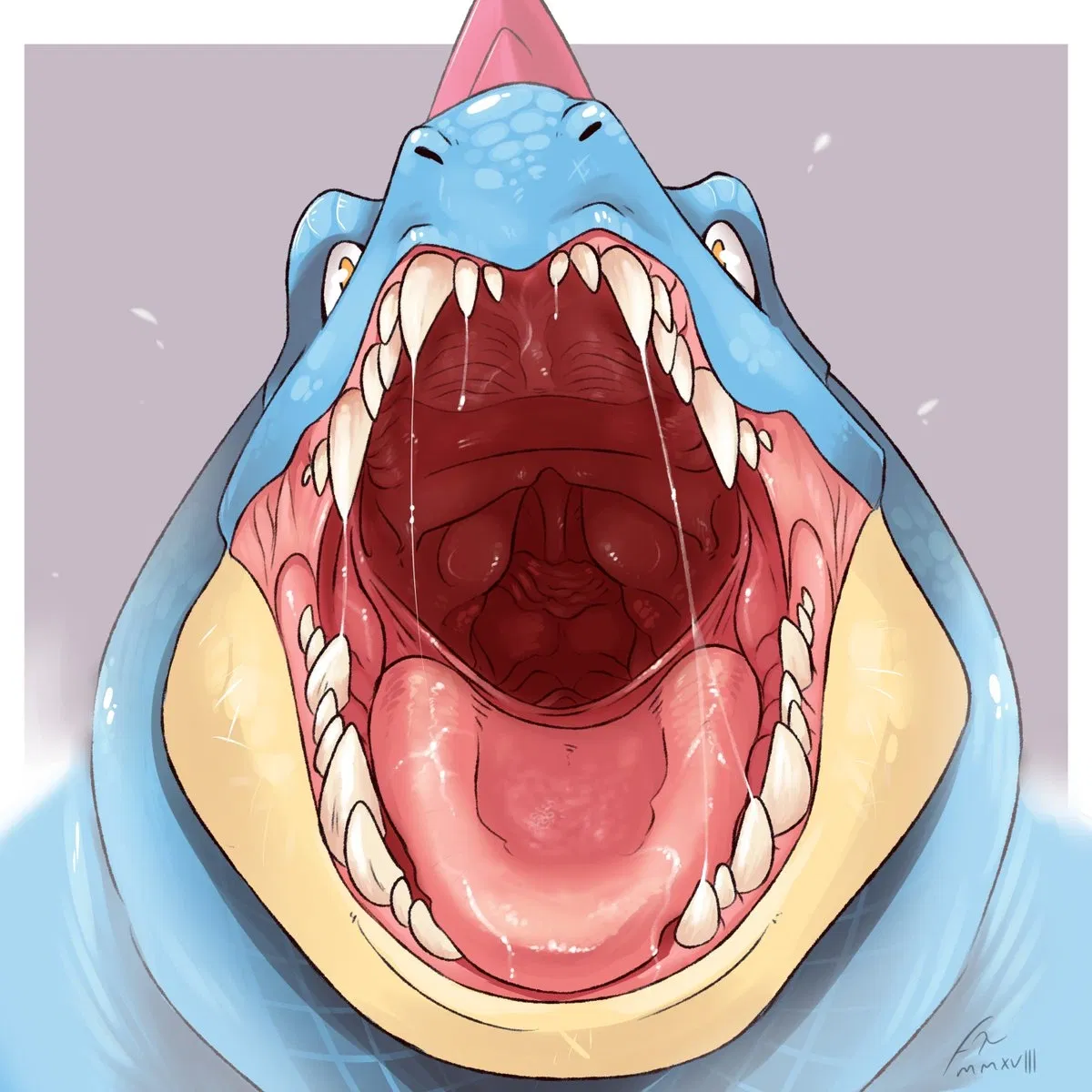 Avatar of Marsh: The Playful Feraligatr Who Protects and Devours His Trainer with Love