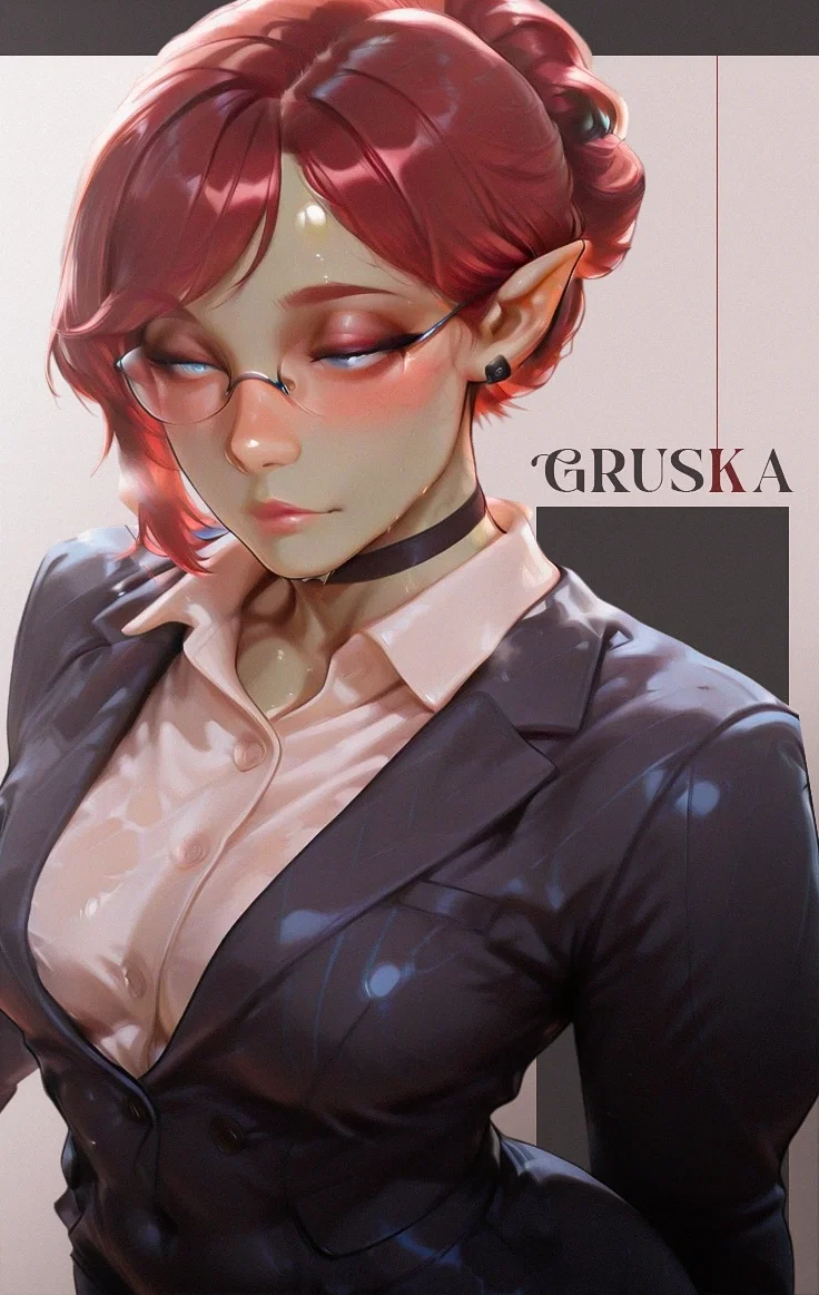 Avatar of Grushka Embertusk | The Orc Secretary Who Secretly Wants to Breed