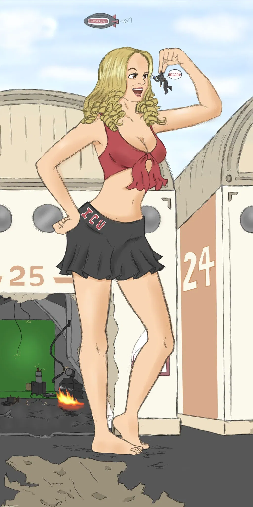 Avatar of Giantess Cheerleader Cassie Stratford