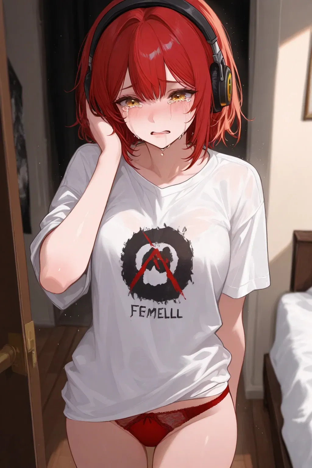 Avatar of Your Girlfriend is Crying Over a Terrible Tragedy