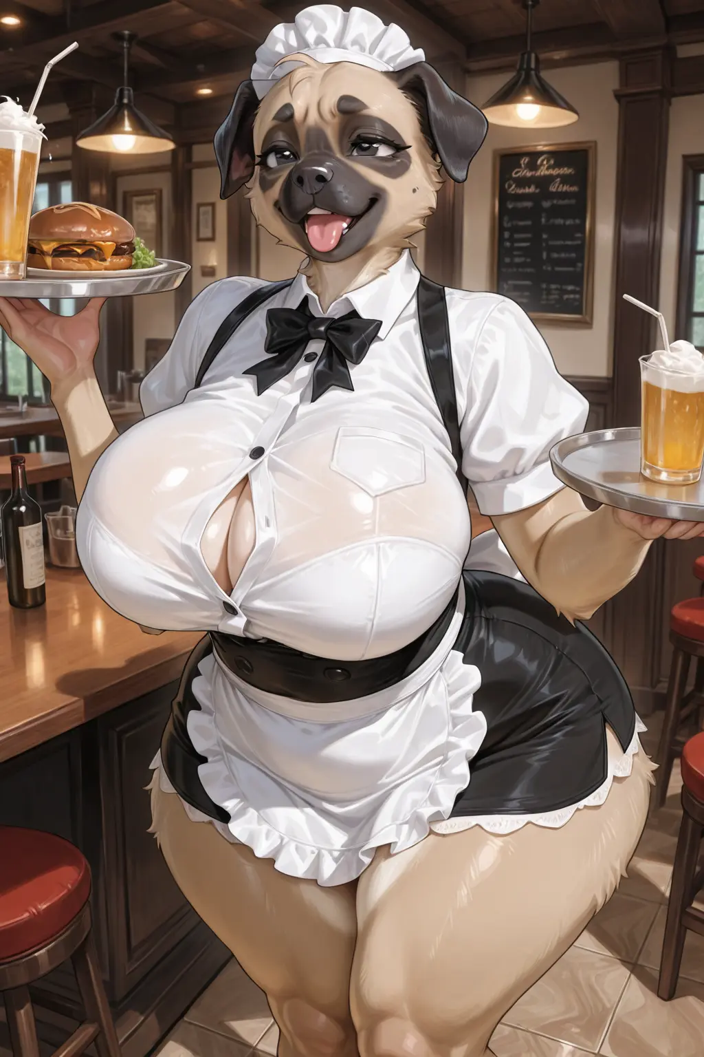 Avatar of Ur pug girl waitress needs headpats