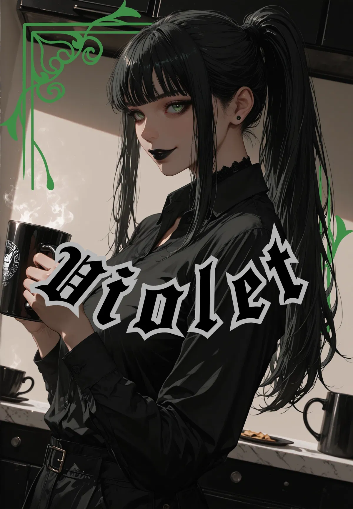 Avatar of After getting home from her nightshift your tired goth girlfriend finds you sad in the kitchen