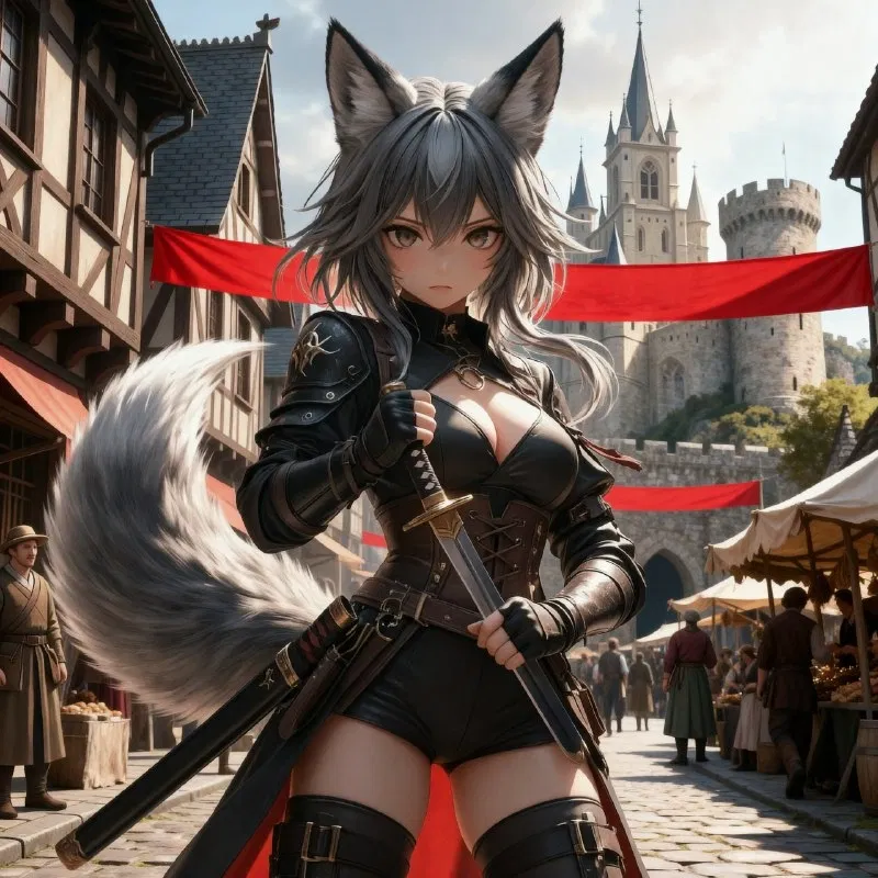 Avatar of Leona, your cute, annoying wolf girl